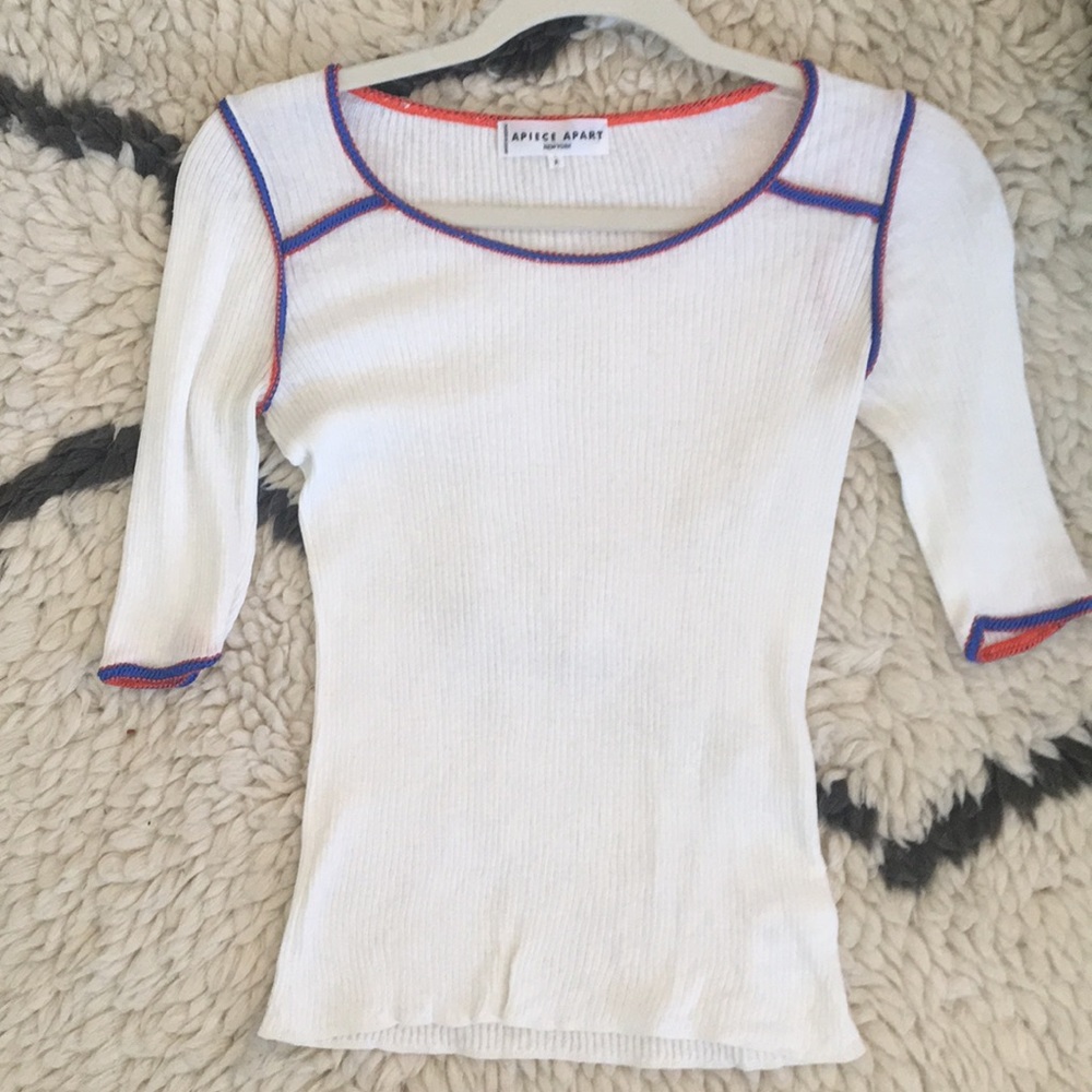 ✨ Apiece Apart Sania contrast tee